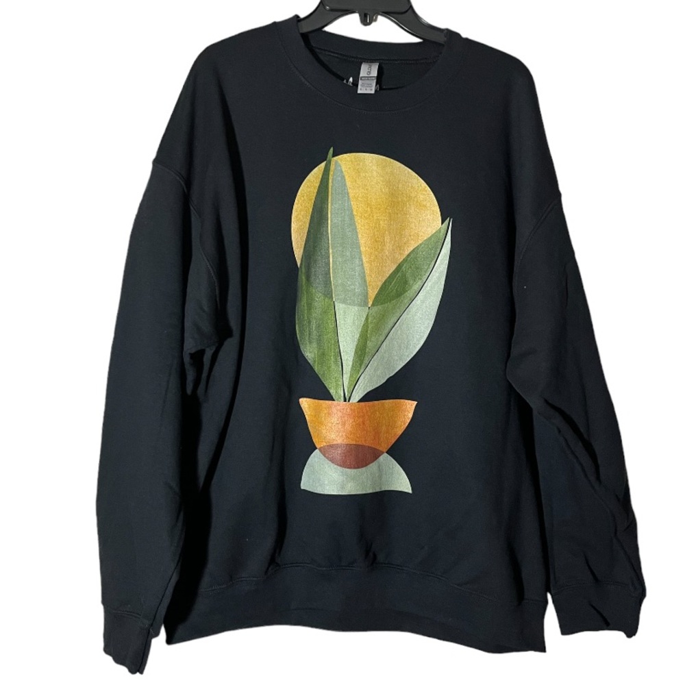 Urban Outfitters Plant Icon Crewneck